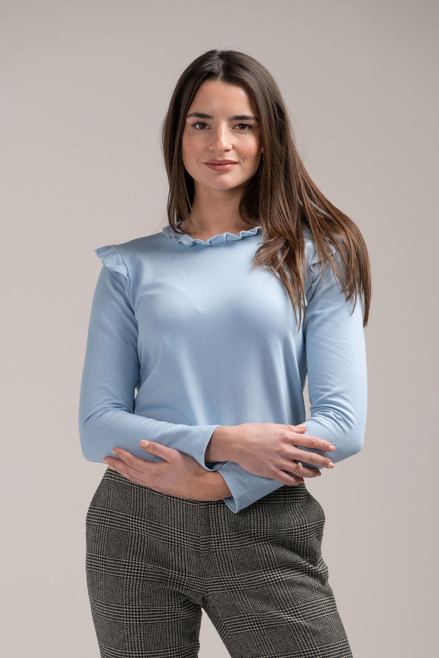 Baby Blue Elvaston Top