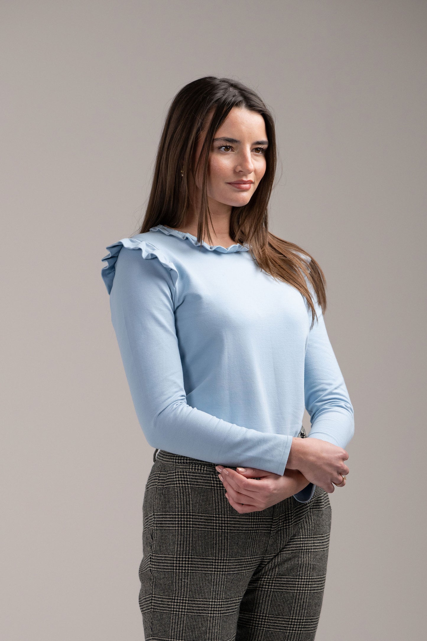 Baby Blue Elvaston Top
