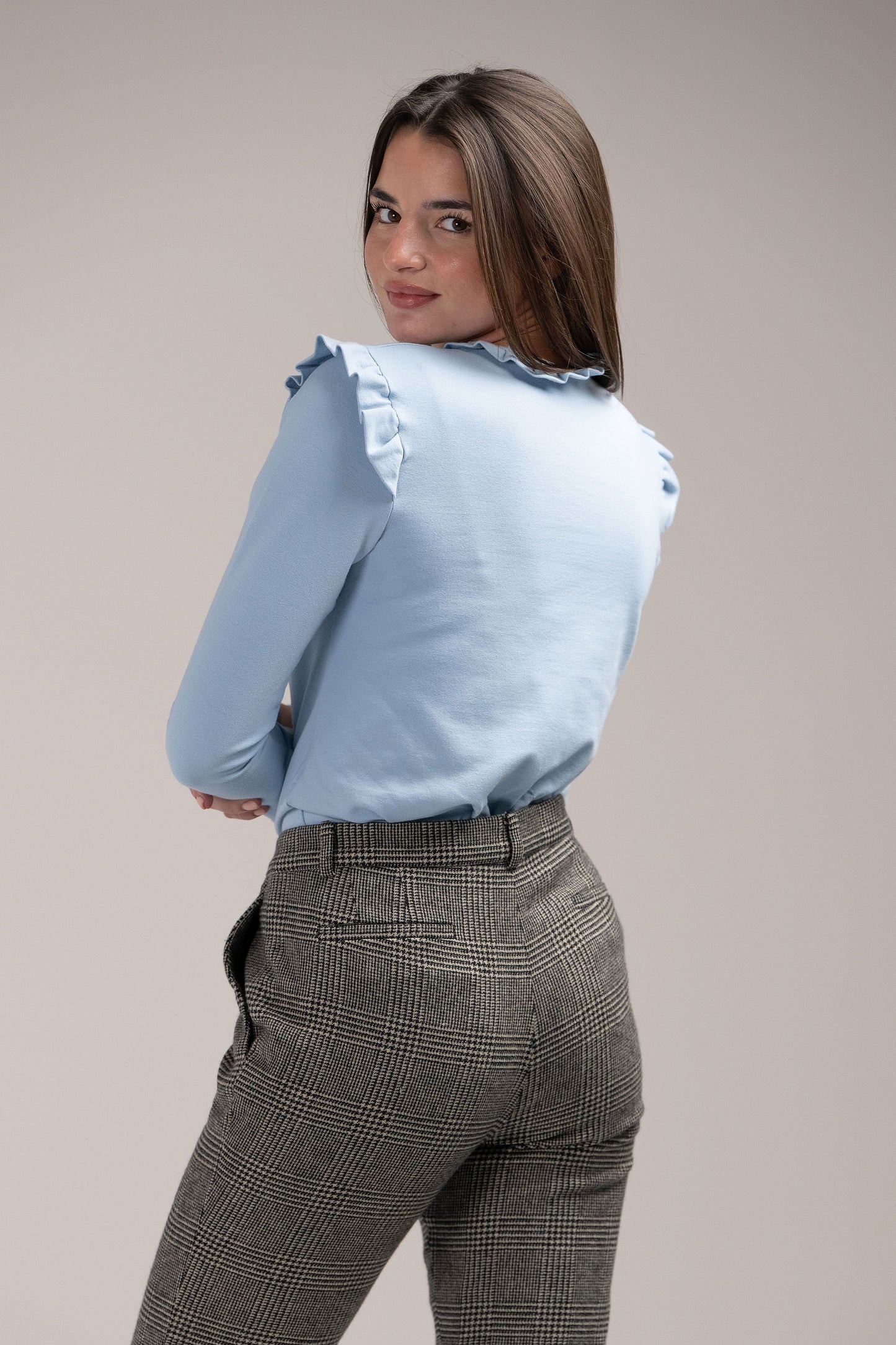 Baby Blue Elvaston Top