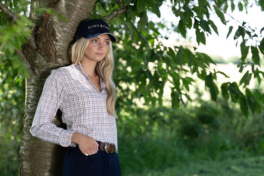 Navy/Pink/Burgundy Norton Shirt