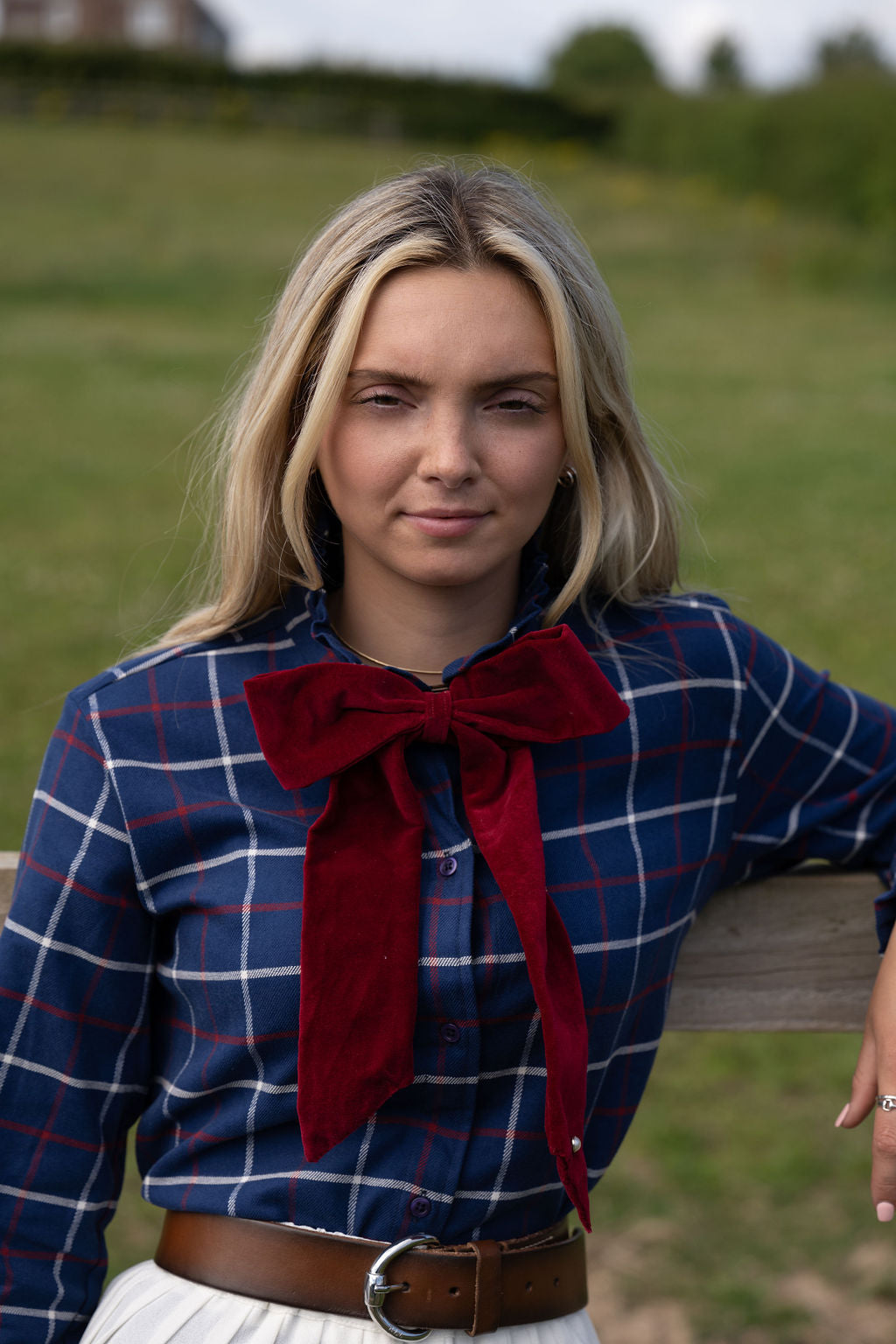 Burgundy Velvet Eldon Hair Bow