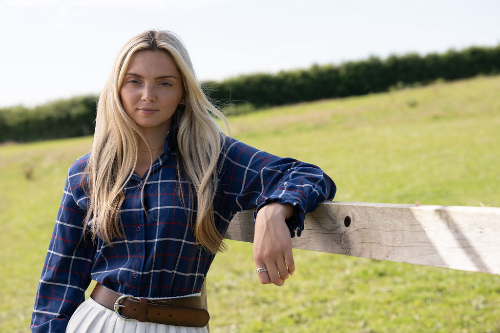 Blue Tartan Norton Shirt