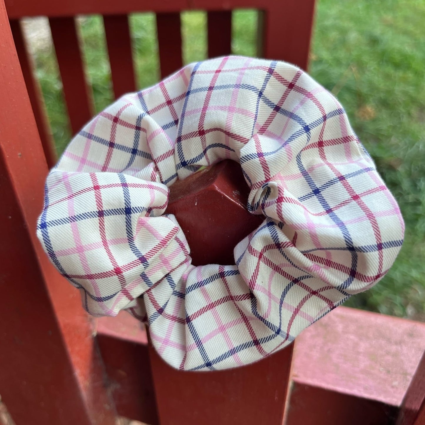 Navy/Pink/Burgundy Somerley Scrunchie